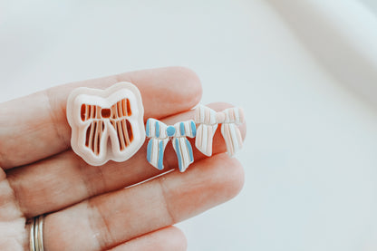 Ribbed Bow Precision Clay Charm Cutter