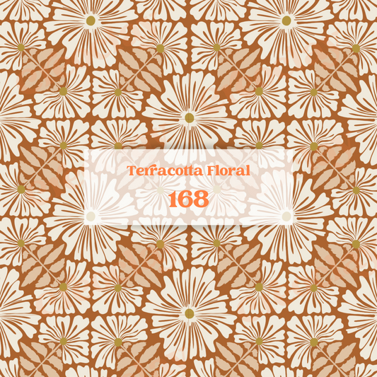 Transfer Paper 168 (Terracotta Floral)