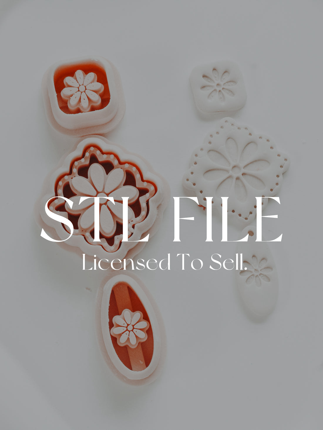Licensed STL Files For 3d Printing - Polymer Clay Jewelry Cutter