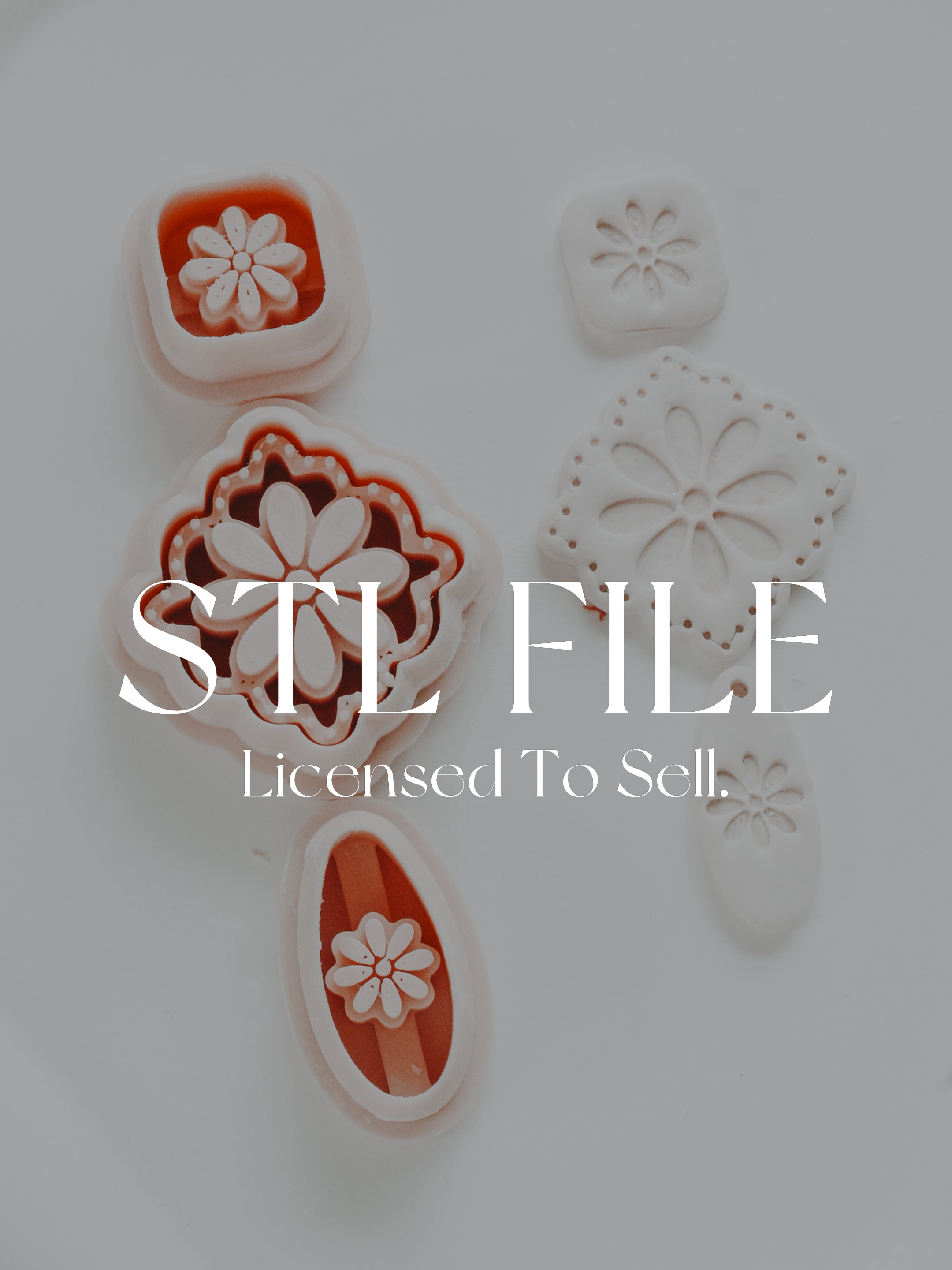 Licensed STL Files For 3d Printing - Polymer Clay Jewelry Cutter