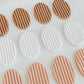 Pearl Ribbed Oval Clay Cutter 1.25”
