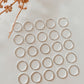 Silver Plated Open Jump Rings (10 Count)