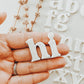 Boho Letter Cutters For Polymer Clay