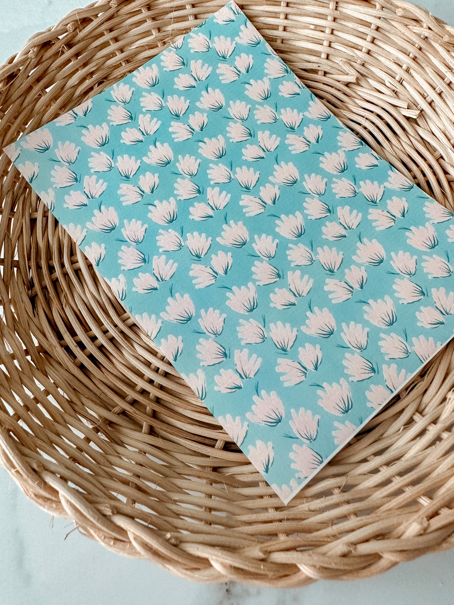 Transfer Paper 116 (Small Minty Flower)