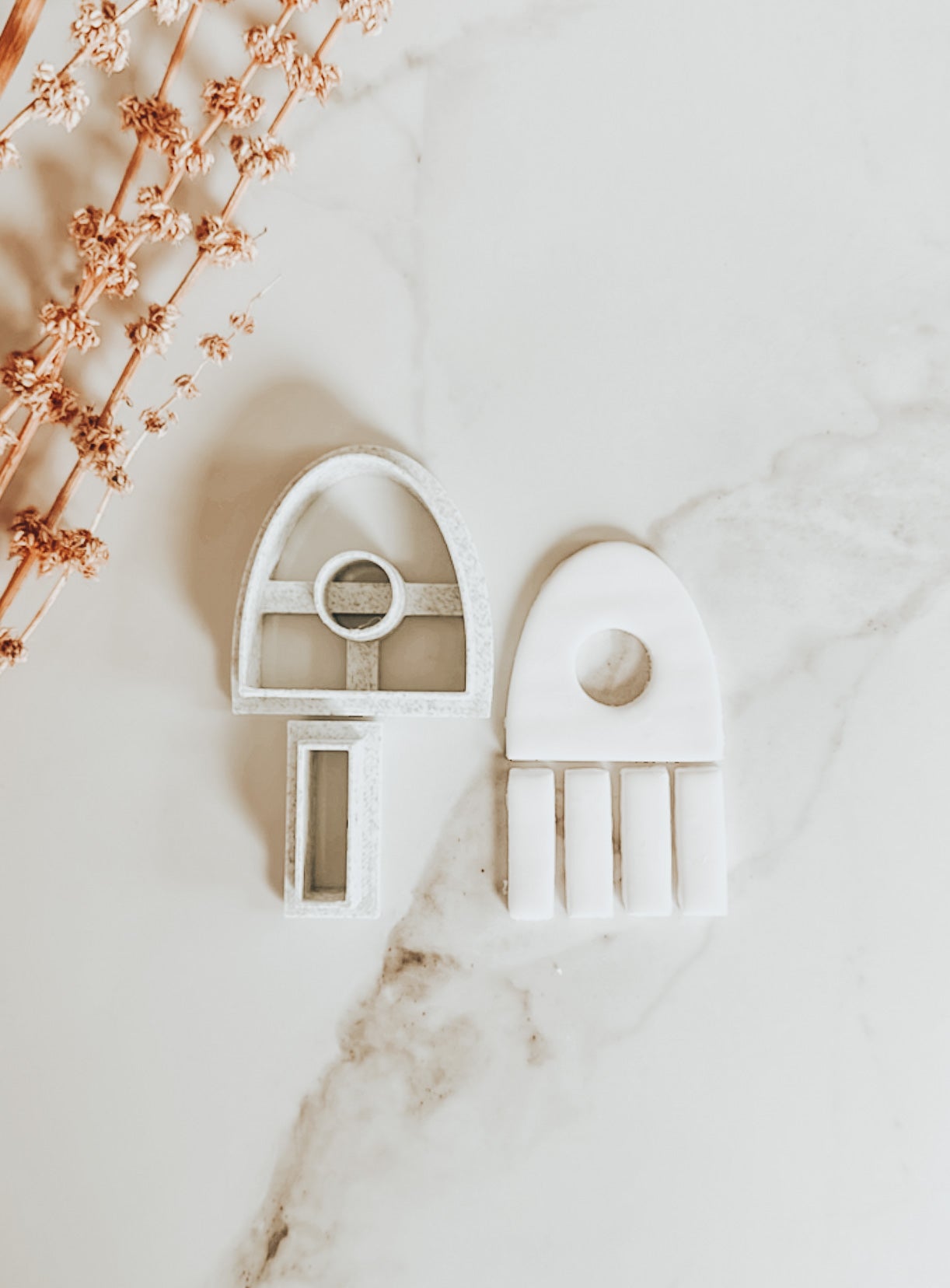 Olive 2 Piece Statement Dangle Clay Cutter Set