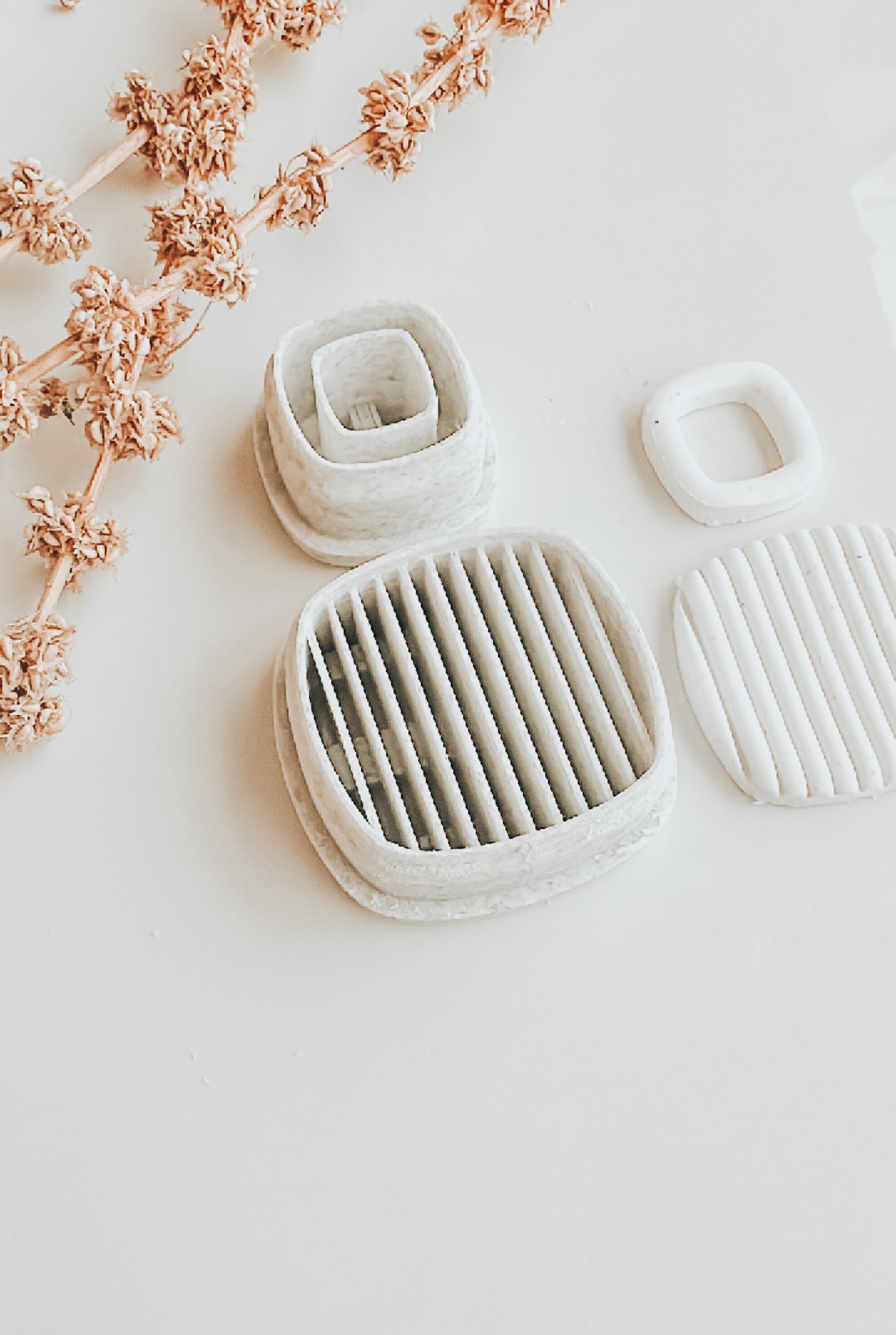Ribbed Mabel Clay Cutter Set