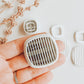 Ribbed Mabel Clay Cutter Set
