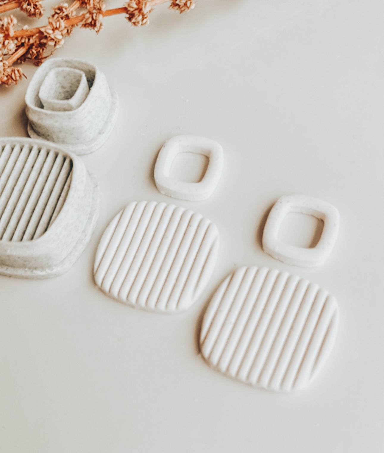 Ribbed Mabel Clay Cutter Set