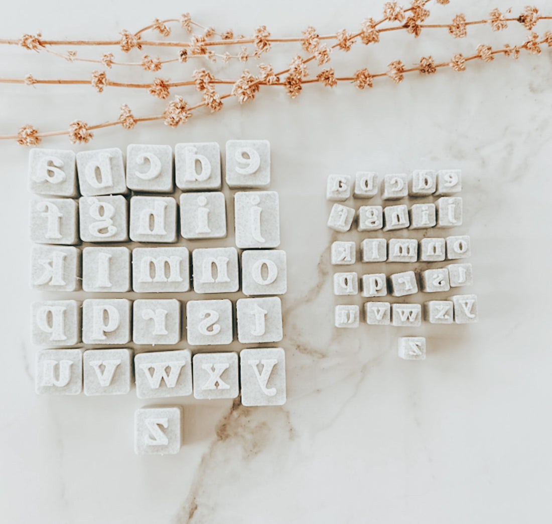 Boho Letter Stamps - 0.25"