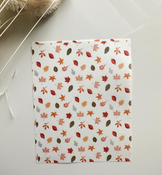 Transfer Paper 114 (Small Fall Leaves)