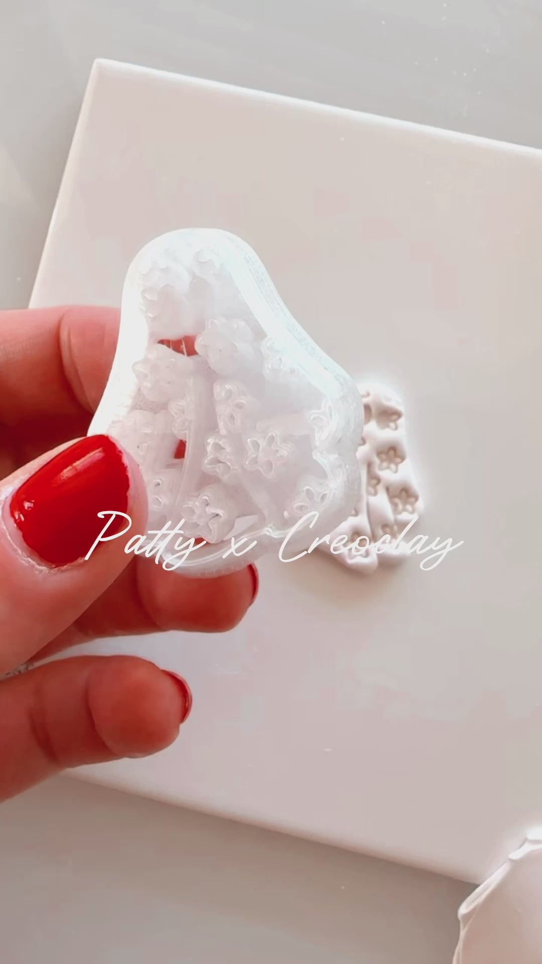 Patty x Creoclay Exclusive Flower Ghost Clay Cutter