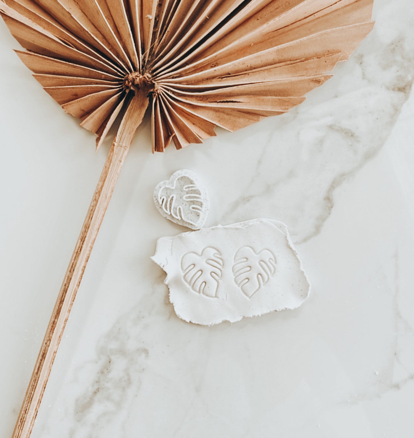 Monstera Clay Stamp