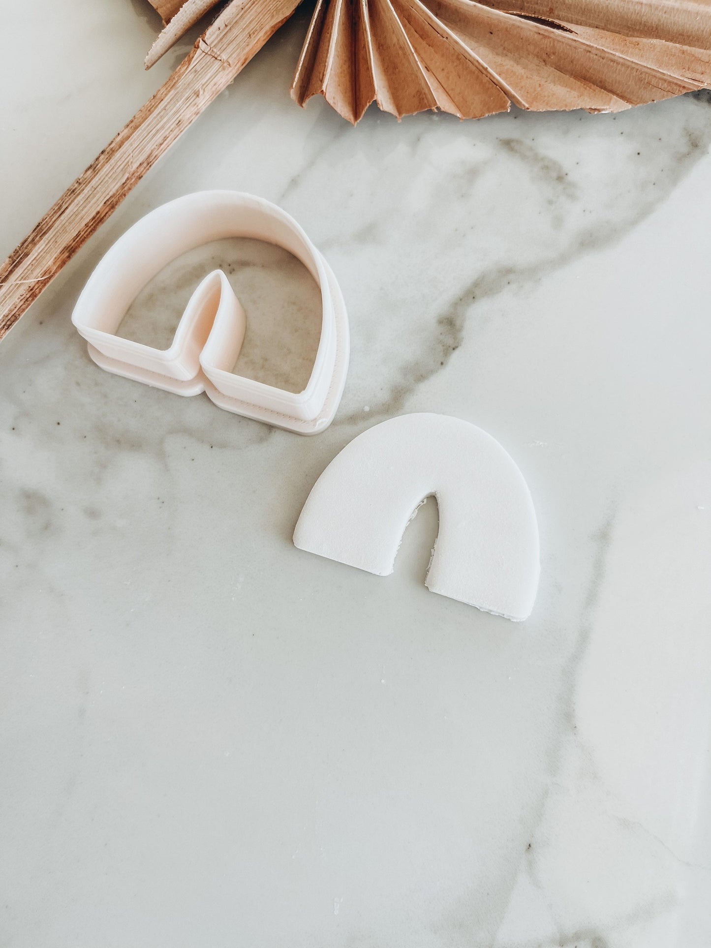 Soft Wide Arch Clay Cutter | Arch Clay Cutter | Rainbow Arch Clay Cutter | Arch Cutter For Clay Earrings | 1.25 Inches