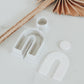 Raya | Arch and Circle Clay Cutter Set | 2 Piece Clay Cutter Set | Clay Earring Cutters | Clay Cutters | 2 Inches