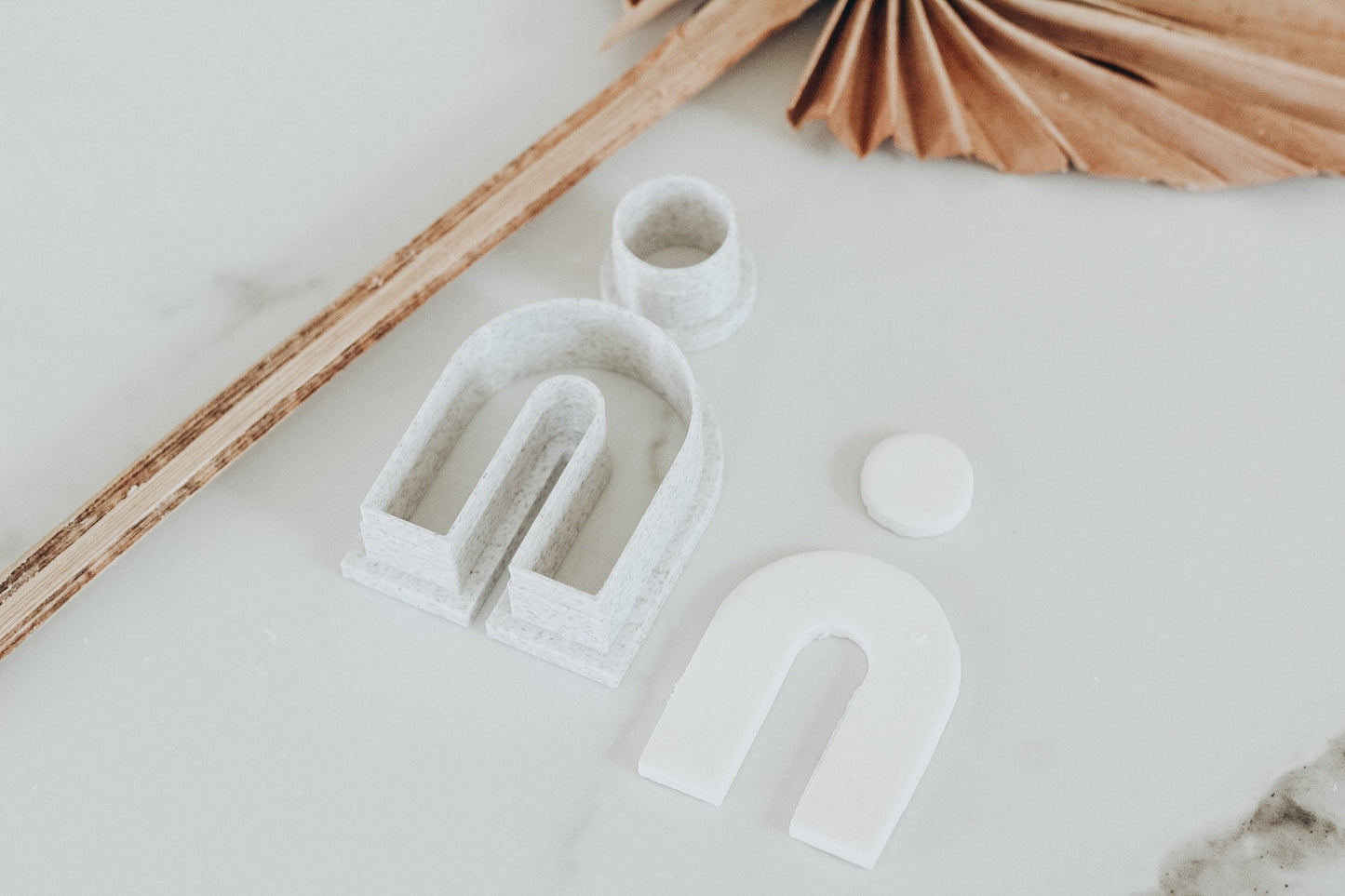 Raya | Arch and Circle Clay Cutter Set | 2 Piece Clay Cutter Set | Clay Earring Cutters | Clay Cutters | 2 Inches