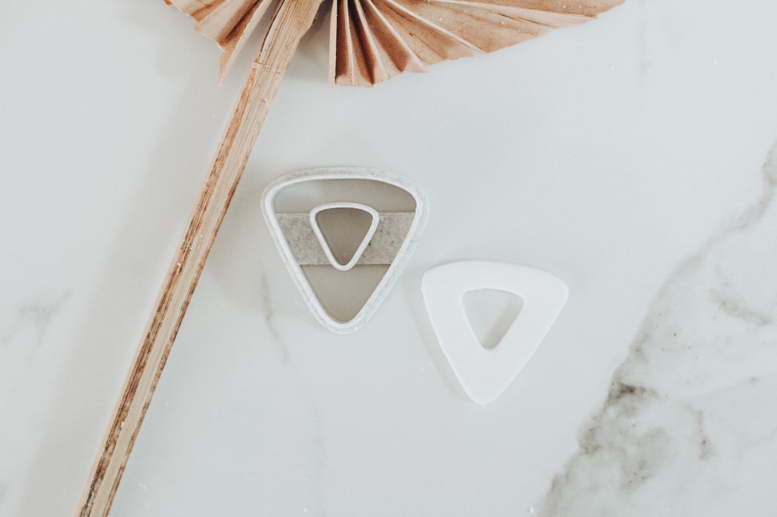 Organic Triangle Clay Cutter | Boho Clay Cutter | Clay Cutters for Earrings | Clay Cutters