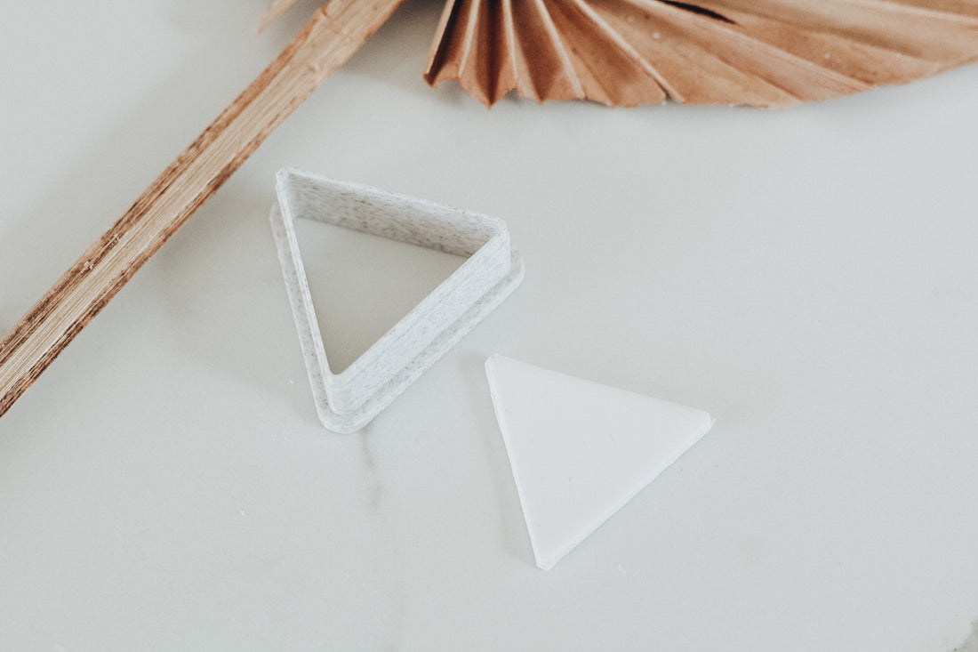 Soft Triangle Clay Cutter | Boho Clay Cutter | Clay Cutters for Earrings | Clay Cutters