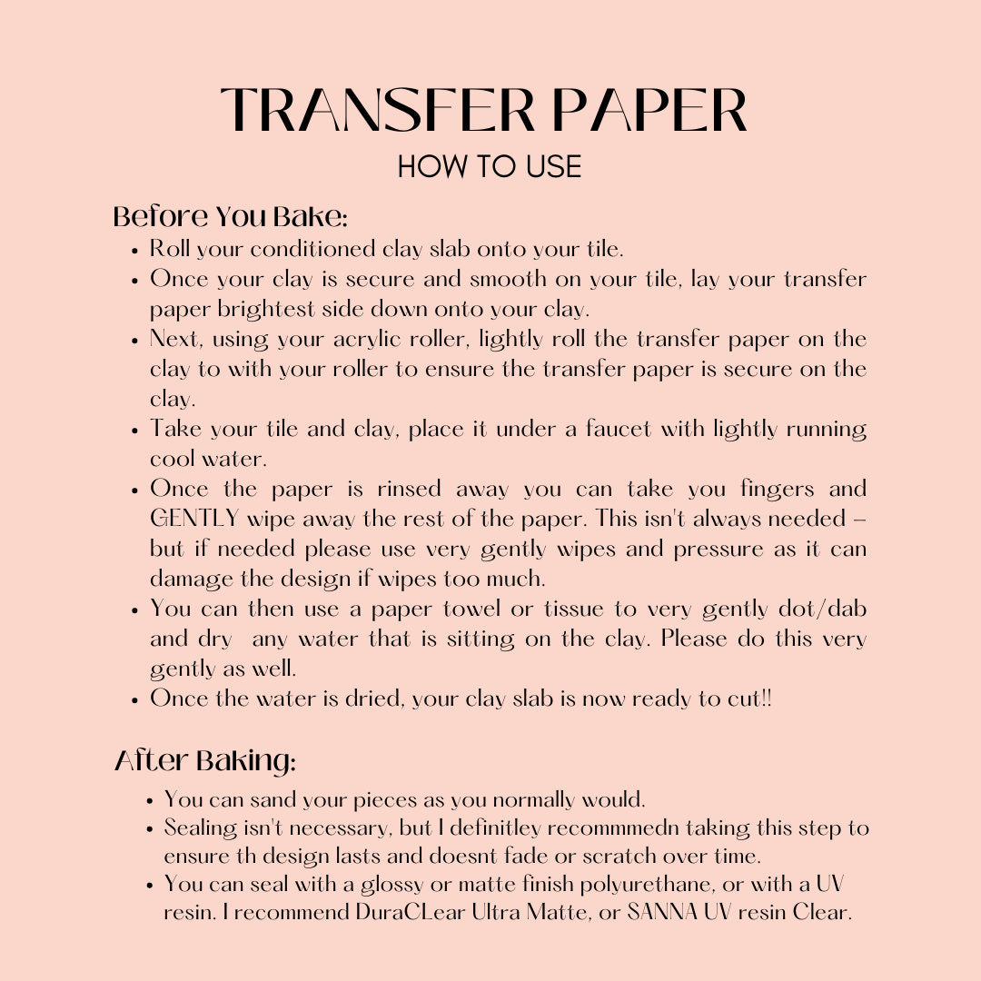Transfer Paper 49 (Dark Tulips)