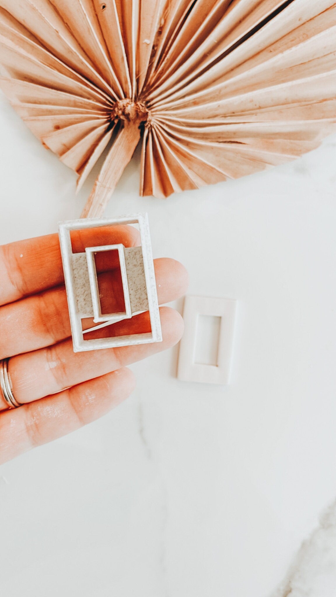 Rectangle Donut Clay Cutter | Clay Cutter | Clay Cutter For Clay Earrings | Polymer Clay Cutter Rectangle