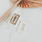 Soft Rectangle Donut Clay Cutter | Clay Cutter | Clay Cutter For Clay Earrings | Polymer Clay Cutter Rectangle