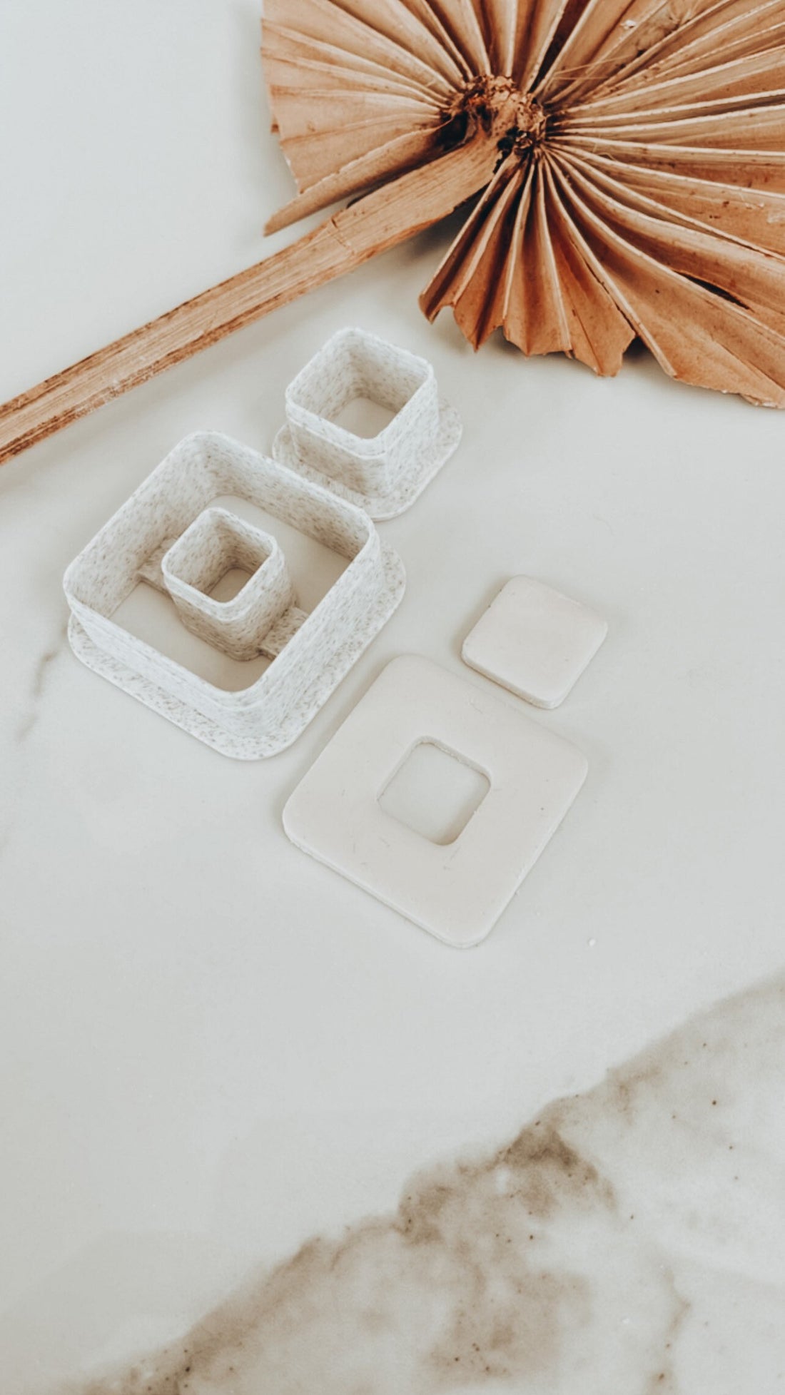 Rounded Square Donut Clay Cutter Set