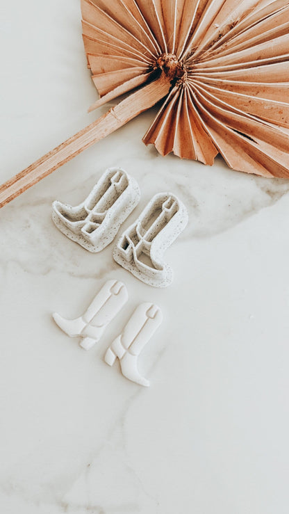 Cowboy Boots Clay Cutters | 2 Piece Set