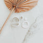 Endless Mixing! Organic 3 piece set | Clay Cutter | Clay Cutters | Flower Clay Cutter | Unique Clay Cutter | Boho Clay Cutters | 2.75 inches