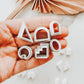6 Piece Boho Aztec Stud Clay Cutter Set