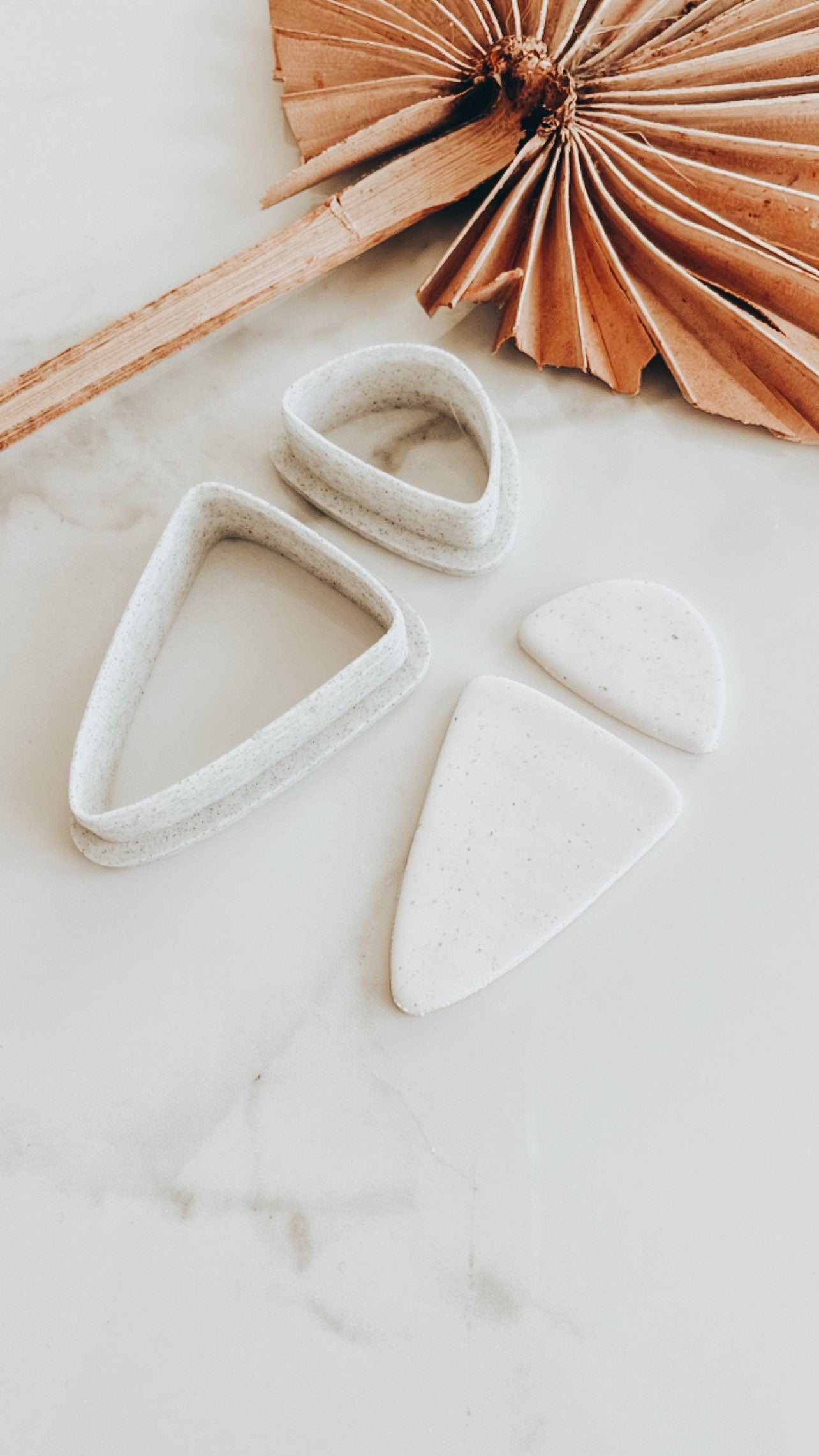 Large 2 Piece Organic Clay Cutter Set | 2.25 Inches
